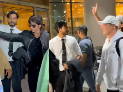 ‘Ye Ghar Nahi Jata?’, Internet Spots The Guy SRK Pushed Trying For A Selfie With Backstreet Boys