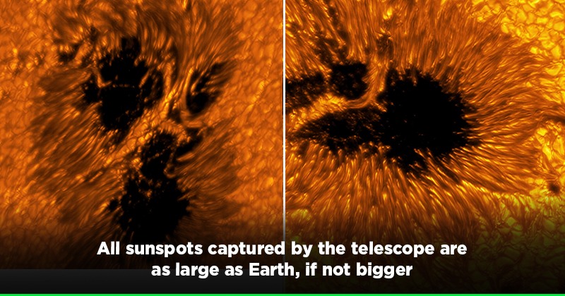 Dünyanın en güçlü güneş teleskobu, güneş lekelerini inanılmaz ayrıntılarla gösteriyor