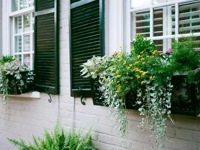Vertical Hanging Window Boxes
