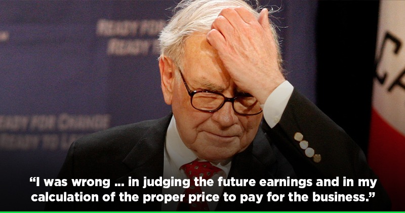 When Warren Buffett Admitted His 'Big Mistake' That Cost His Firm ...