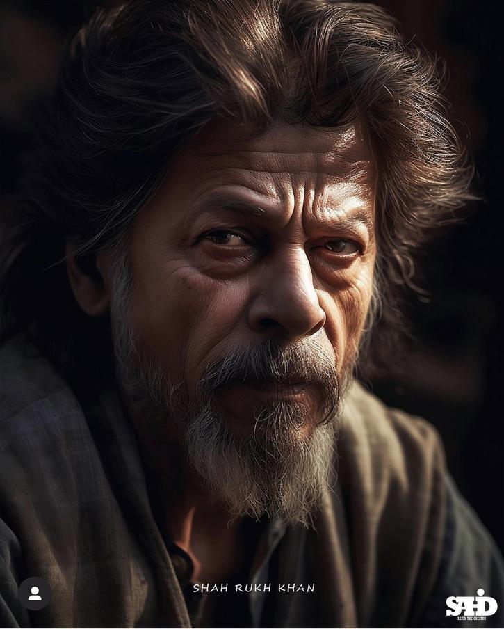 how bollywood actors will look when they get old - Shah Rukh Khan