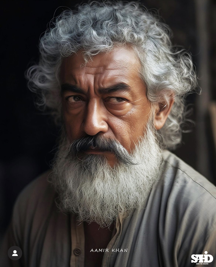how bollywood actors will look when they get old - Aamir Khan