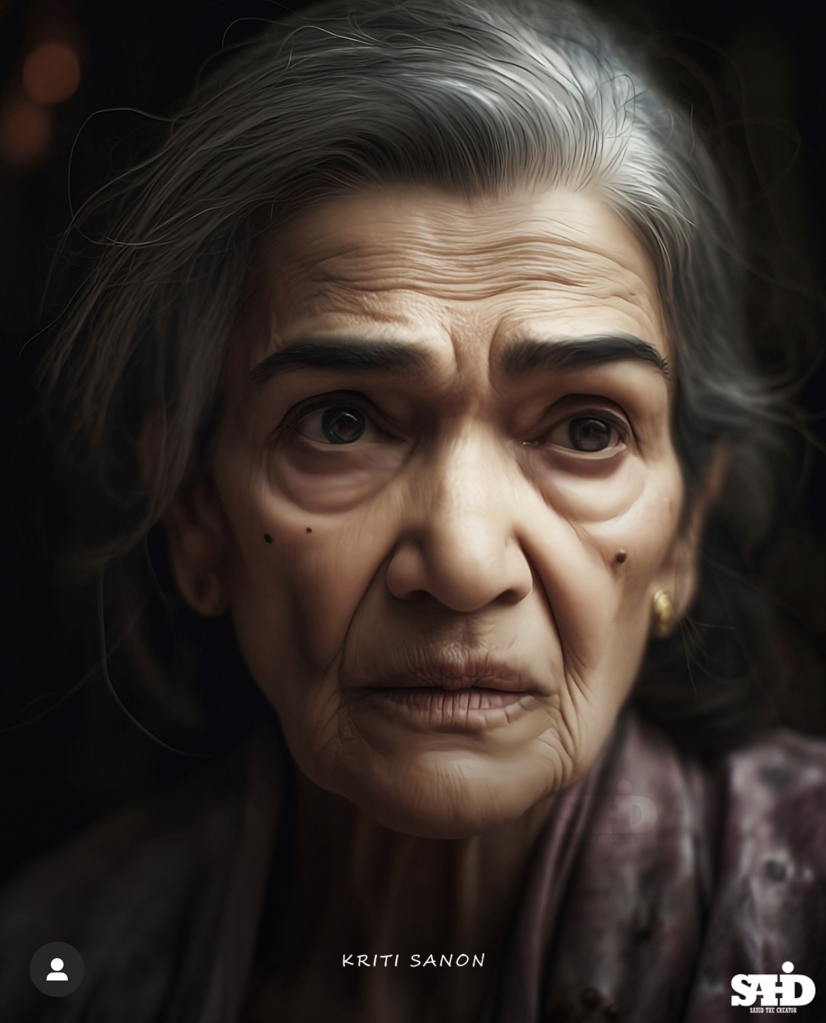 Ai Generated Photos Of Bollywood Actresses In Thier Old Age 