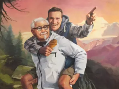 KFC Only Follows 11 On Twitter, Guy Gets Rewarded With Painting For Figuring It Out