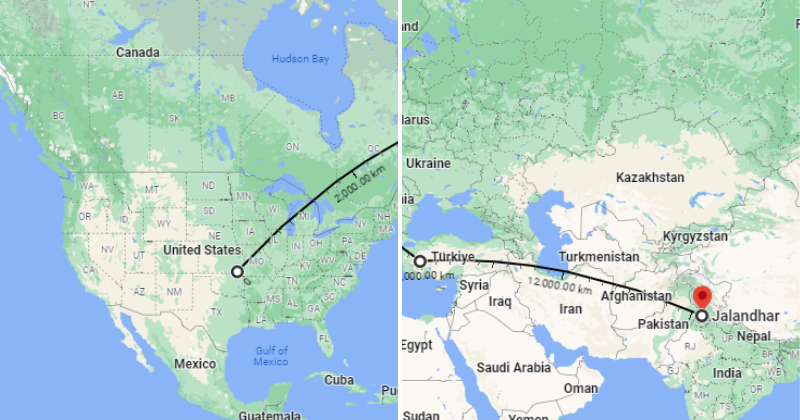 Man Travels To India From USA By Car In 53 Days