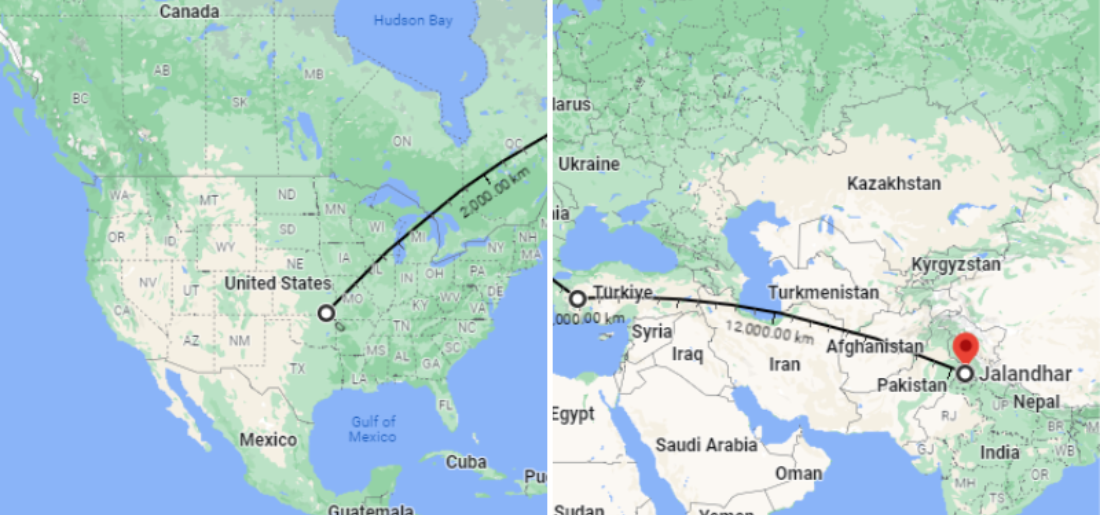 Man Travels To India From USA By Car In 53 Days