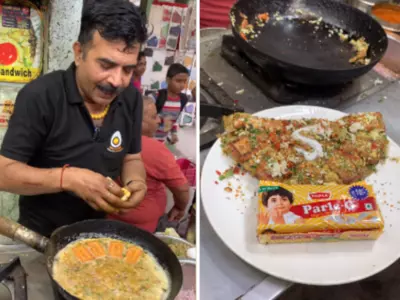 Parle G’s New Use Delhi Man’s Omelette Recipe Causes Stir