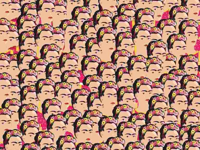 Test Your IQ Can You Find Frida Kahlo Without Eyebrows In This Optical Illusion Within 9 Seconds