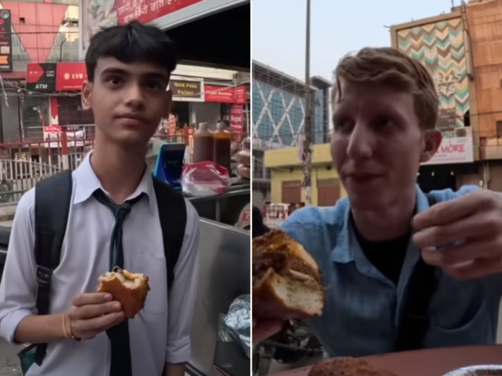 Indian boy politely refuses to accept payment for his meal from an American blogger