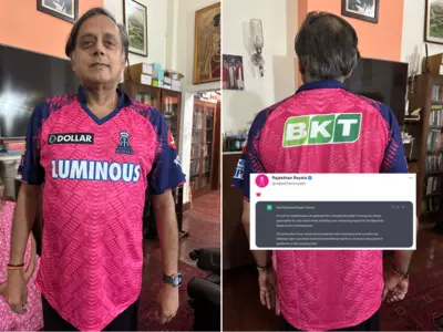 The Response From the Rajasthan Royals Team via ChatGPT Left the Internet in Splits as Shashi Tharoor Thanks Them for His Customized Jersey