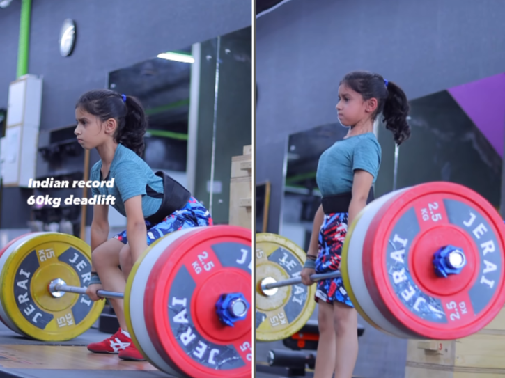 This young weightlifter surprises with a lift of 60 kg