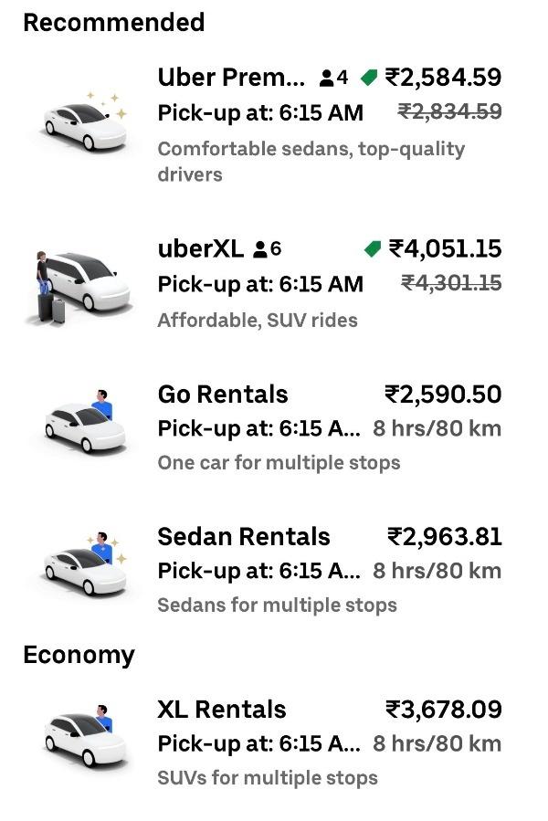 Uber price shock leaves Bangalore airport passengers speechless
