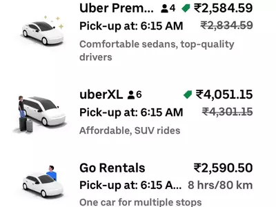 Uber Price Shock Leaves Bengaluru Airport Passenger Speechless