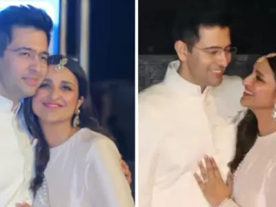 Desi Paparazzi At Raghav Chadha And Parineeti Chopra's Engagement