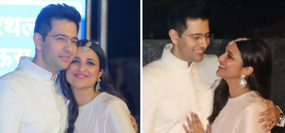 Desi Paparazzi At Raghav Chadha And Parineeti Chopra's Engagement