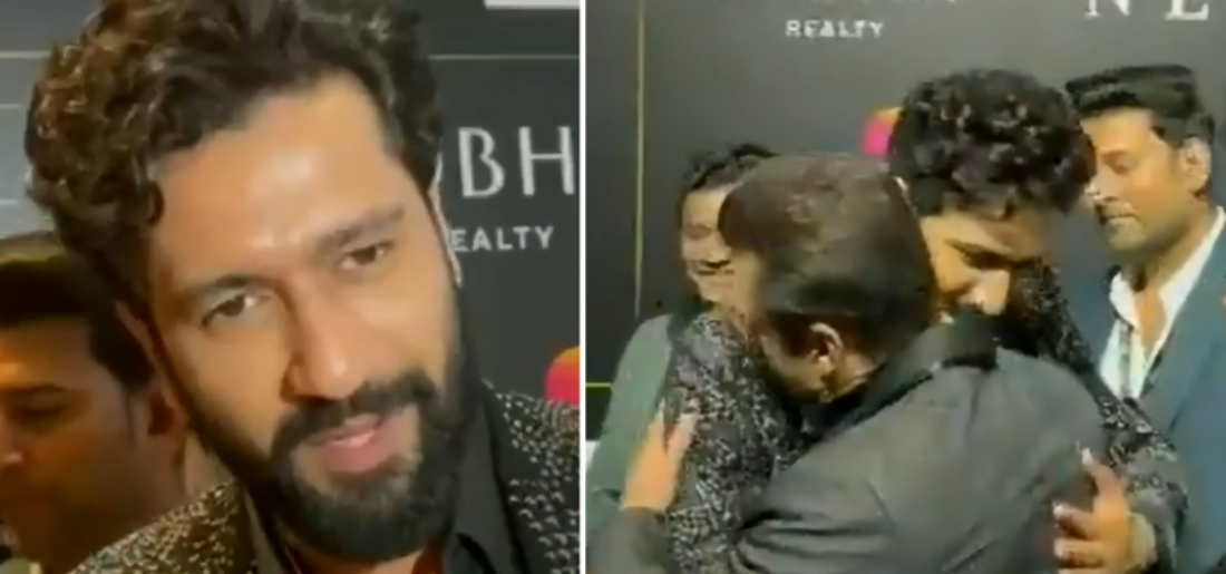 Vicky Kaushal Gets A Hug From Salman Khan