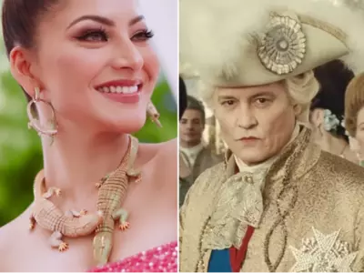 Urvashi Rautela's Reptile Necklace At Cannes, Johnny Depp Gets Emotional And More From Ent