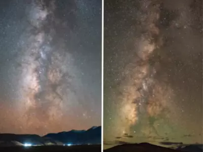 View From India's First Dark Sky Reserve In Hanle