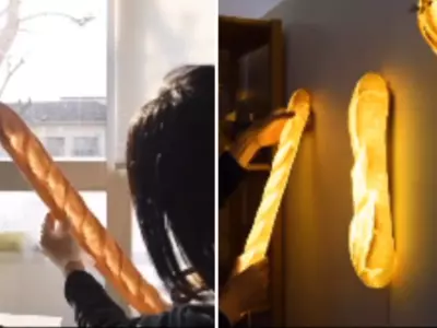Virulent Video Makes Netizens Drool Over Japanese Artist’s Bread Lamp