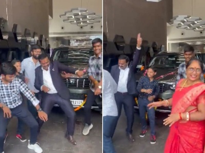  Anand Mahindra's Family Celebrates the Real Reward of a New Car