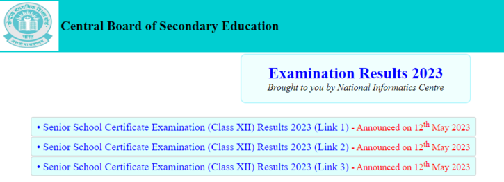 CBSE Class12th Results 2023