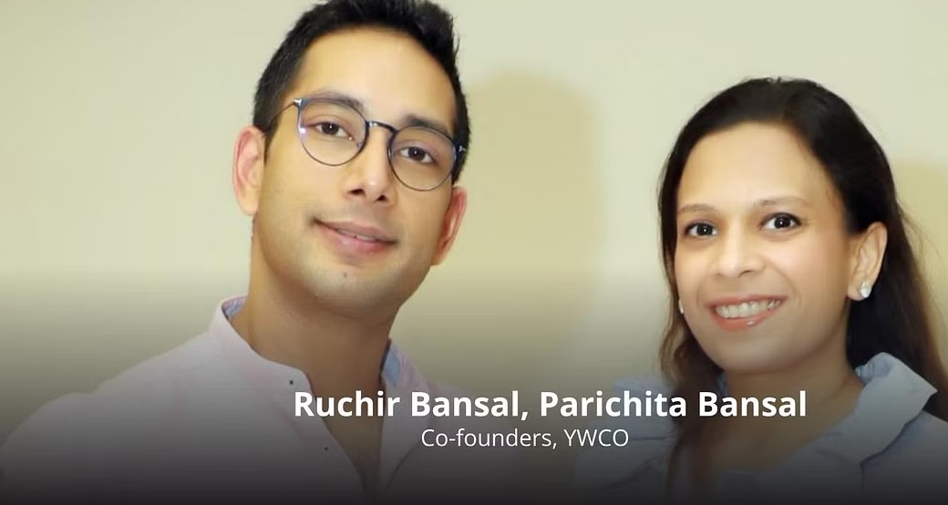 founders parichita Bansal and Ruchir Bansal