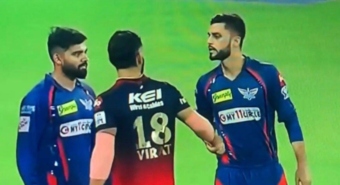 Virat Kohli Naveen Ul Haq 