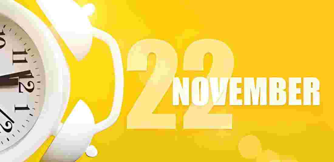 22 November What Happened On This Day In History