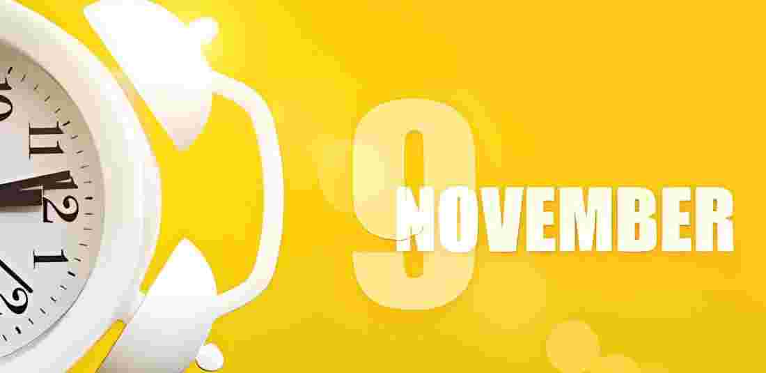 9 November What Happened On This Day In History