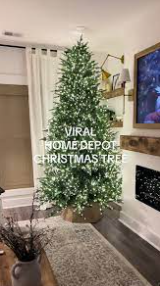 Viral Home Depot Christmas Tree with Color-Changing Lights Dazzles TikTok