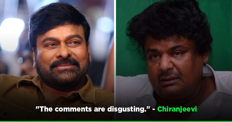 Chiranjeevi Strongly Condemns Mansoor Ali Khan's Comments