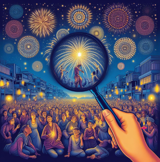 Find the diya in this optical illusion