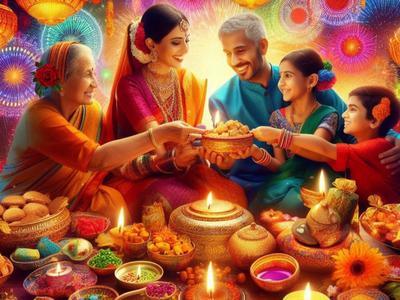 Optical Illusion Can You Spot The Rose In This Family Celebrating Diwali