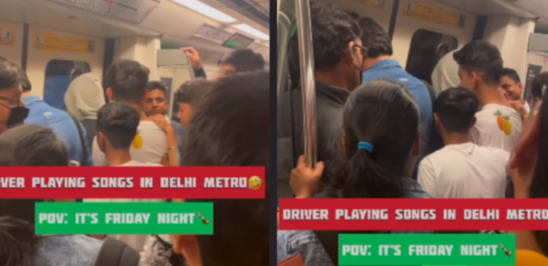 The Delhi Metro Driver Plays A Haryanvi Song Accidentally, Amusing Commuters