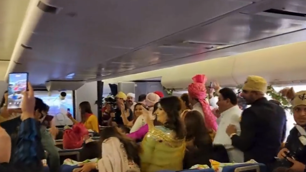 Businessman from the United Arab Emirates organizes a wedding on a private jet