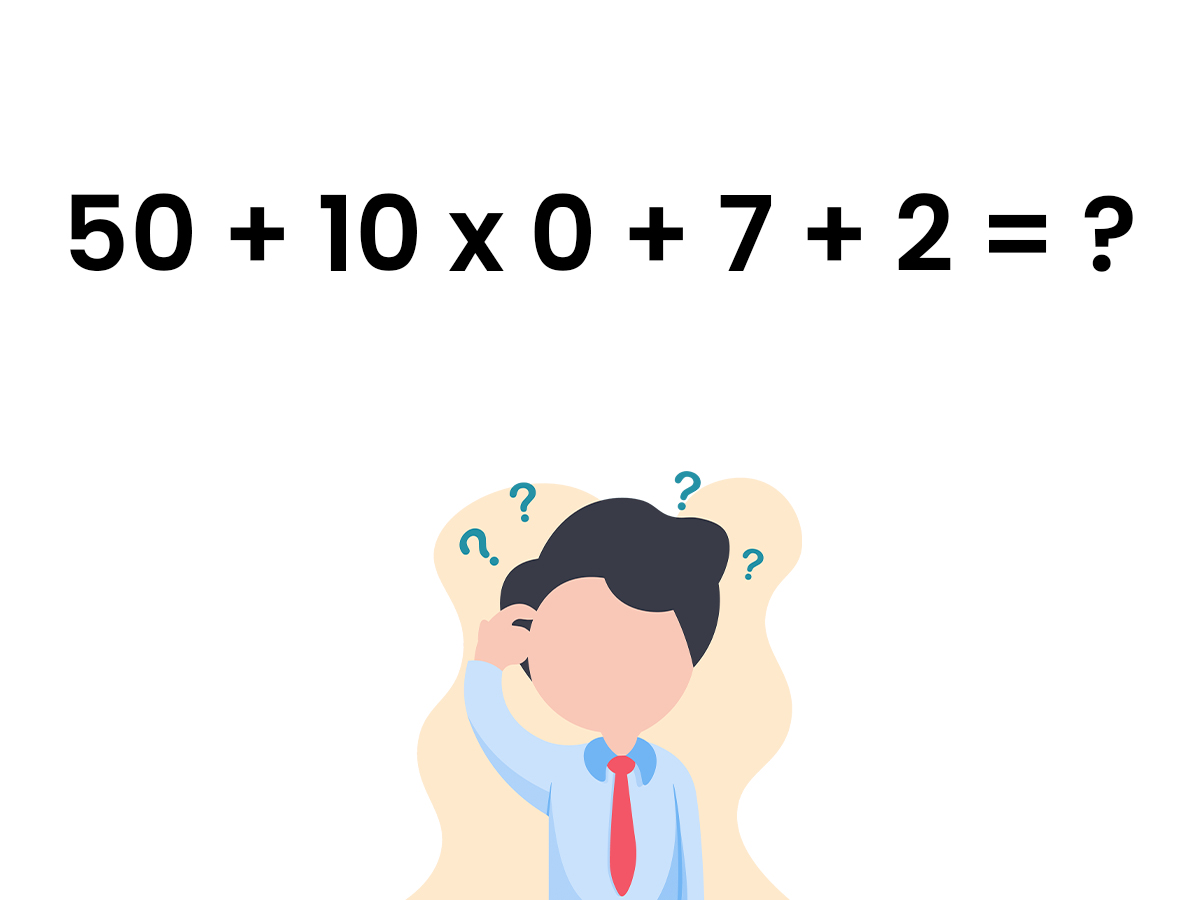 Brain Teaser Maths Test can you solve this maths problem without calculator 