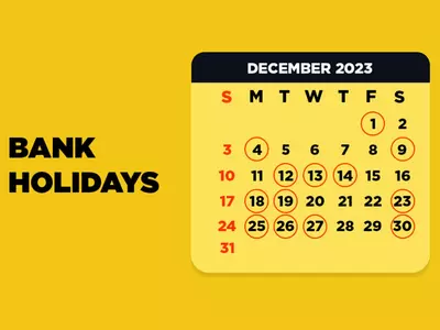 Bank Holidays In December 2023