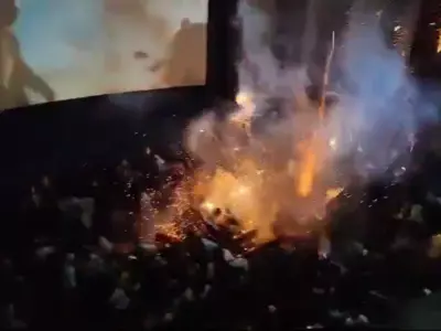 Tiger 3: Salman Khan's Fans Burst Fireworks Inside Cinema Hall