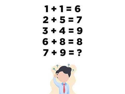 Brain Teaser Maths Test can you solve this simple maths question in 8 seconds