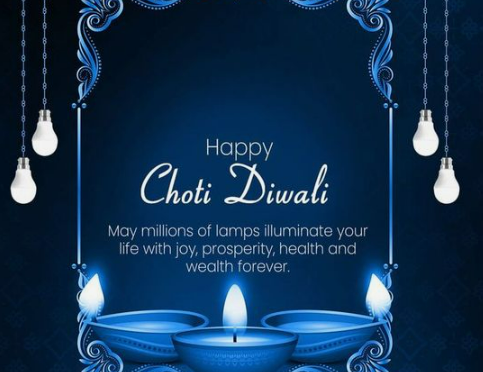 छोटी दिवाली की शुभकामनाएं हिंदी में (Chhoti Diwali Wishes In Hindi)/ pinterest