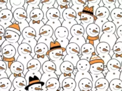 find the unique snowman