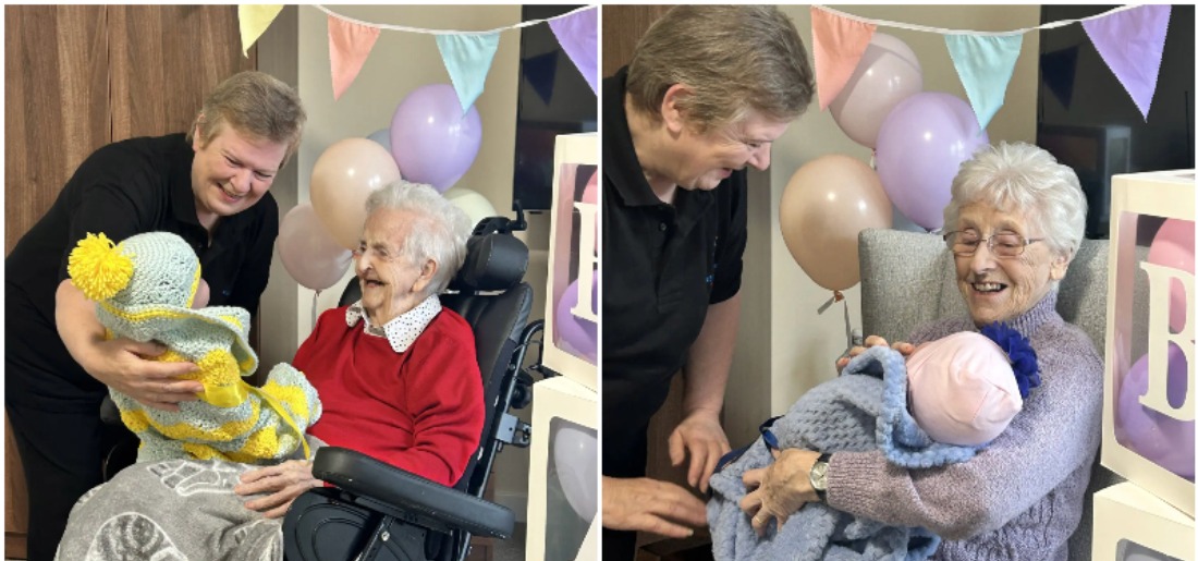 Senior Living Facility Hosts Baby Shower With Dolls For Dementia Patients