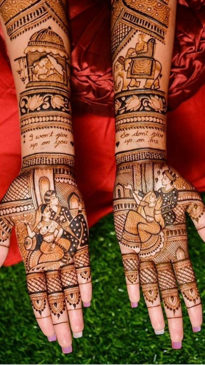 saavan #jhoola #couple... - Dolly Jain D-ART Mehndi Designs | Facebook