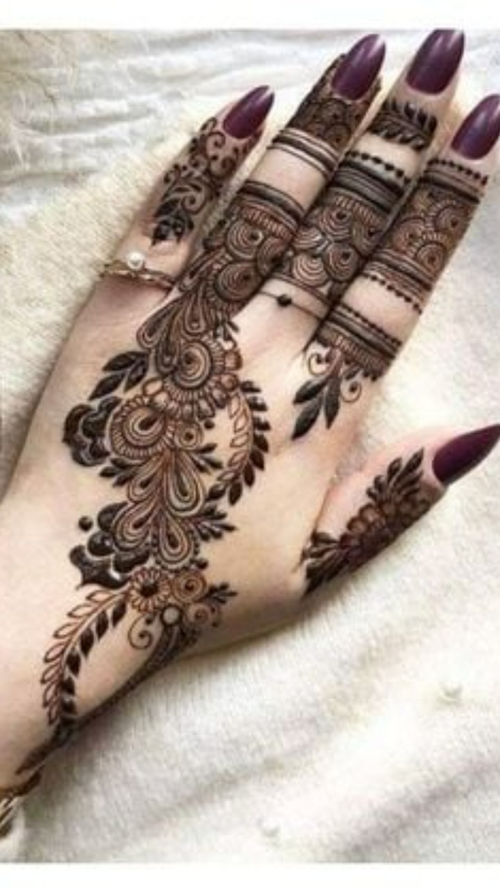 hathon main likh ke -mehndi songs  https://mehandidesignsimple.com/hathon-main-likh-ke-mehndi-... | Bridal mehndi  designs, Mehndi, Hand henna