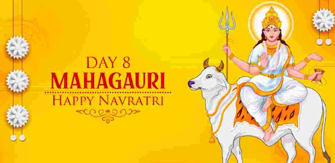 Navratri 2023 Day 8: Maa Mahagauri And Maha Ashtami Puja Vidhi, Colour, Shubh Muhurat, Bhog, Goddess Durga Aarti And Mantra