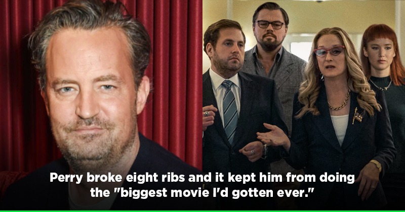 Matthew Perry Pulled Out Of Hit Film Don’t Look Up Due To Medical Emergency