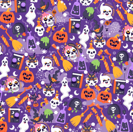 Find the hidden bat in this Halloween-themed puzzle