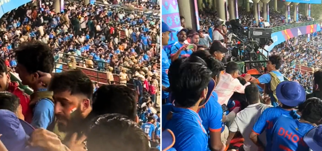 World Cup Ind Vs Afg Cricket Fans Cause Ruckus At Arun Jaitley Stadium