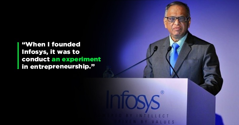 Co-Founder Narayana Murthy On Why He Started Infosys