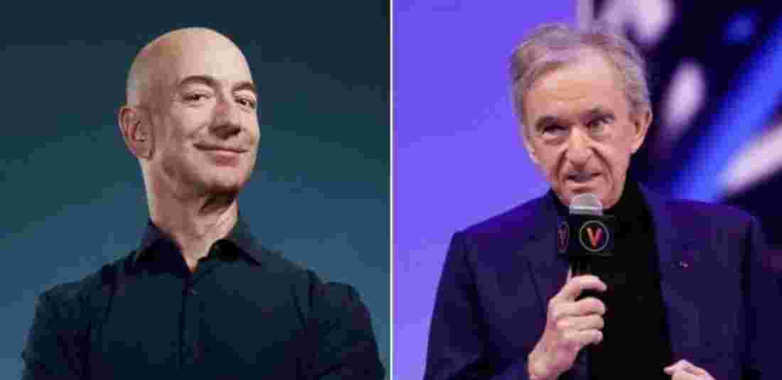 Jeff Bezos Replaces Bernard Arnault As World's Second Richest Person